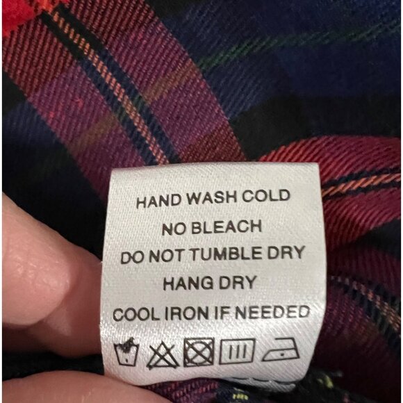 Superdown  Plaid Evy Pleated Buckle Grunge Whimsigoth Skirt‎ Small - Picture 8 of 8